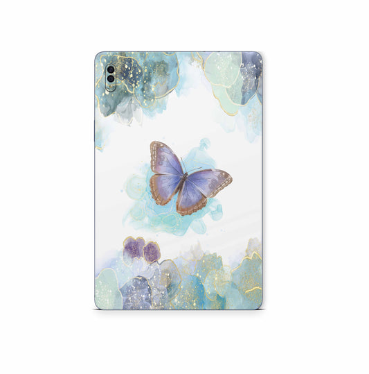 Samsung Galaxy Tab S9 Skins S9 Plus S9 Ultra : Design Schutzfolie Premium Vinyl Glitter Butterfly Aufkleber skins4u   