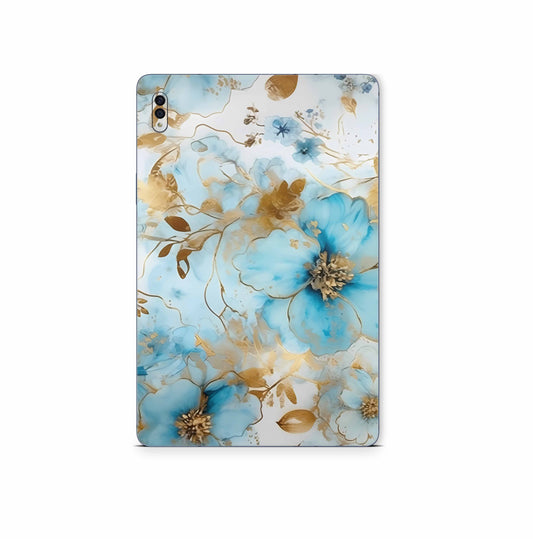 Samsung Galaxy Tab S9 Skins S9 Plus S9 Ultra : Design Schutzfolie Premium Vinyl Gold blue Fantasy Aufkleber skins4u   