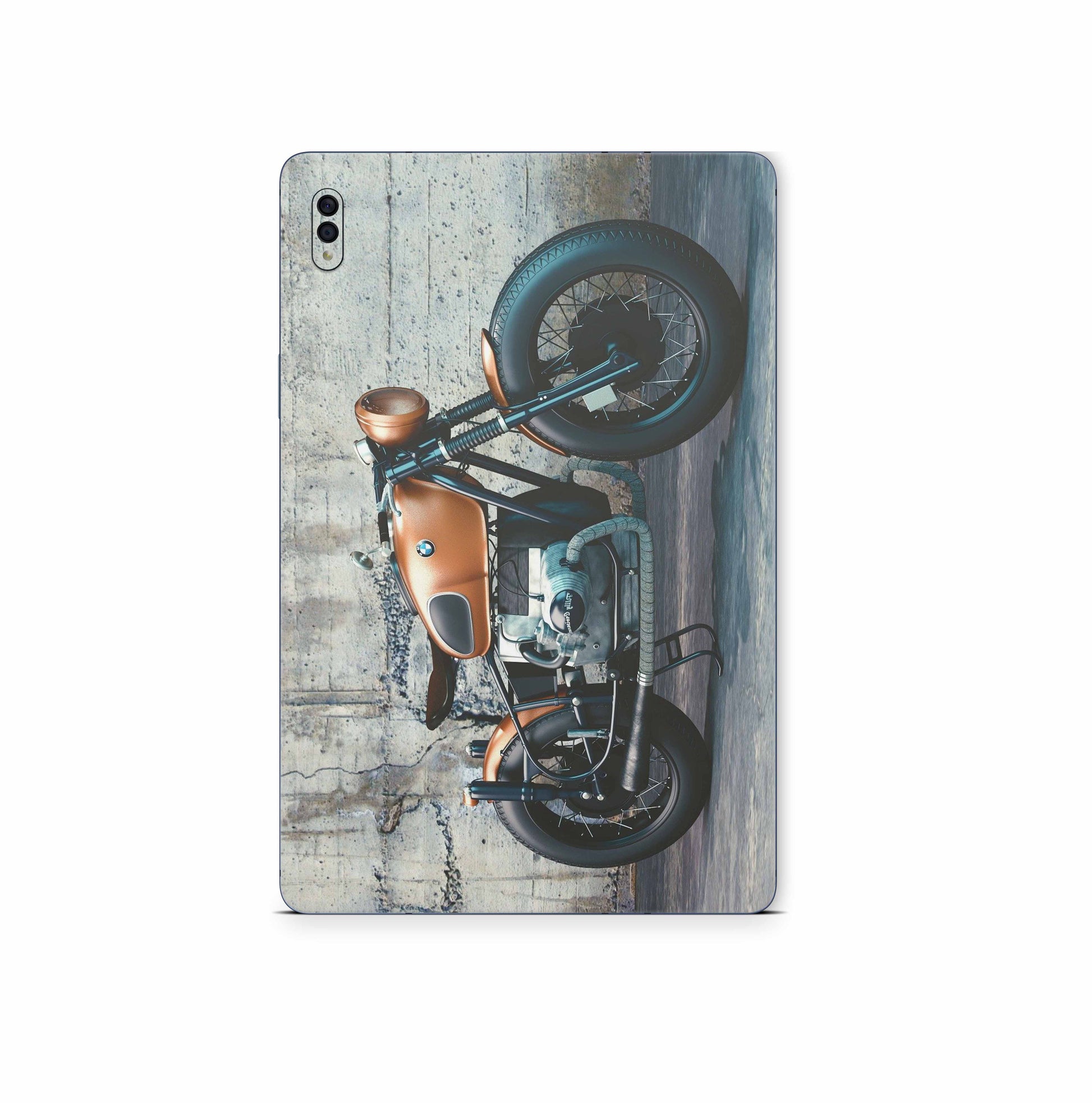 Samsung Galaxy Tab S7 Skins S7 Plus S7 FE : Design Schutzfolie Premium Vinyl Vintage Bike Aufkleber skins4u   