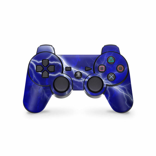PS3 Controller Aufkleber Skin Playstation 3 Gamepad Vinyl Cover apoc blue Elektronik-Sticker & -Aufkleber skins4u   