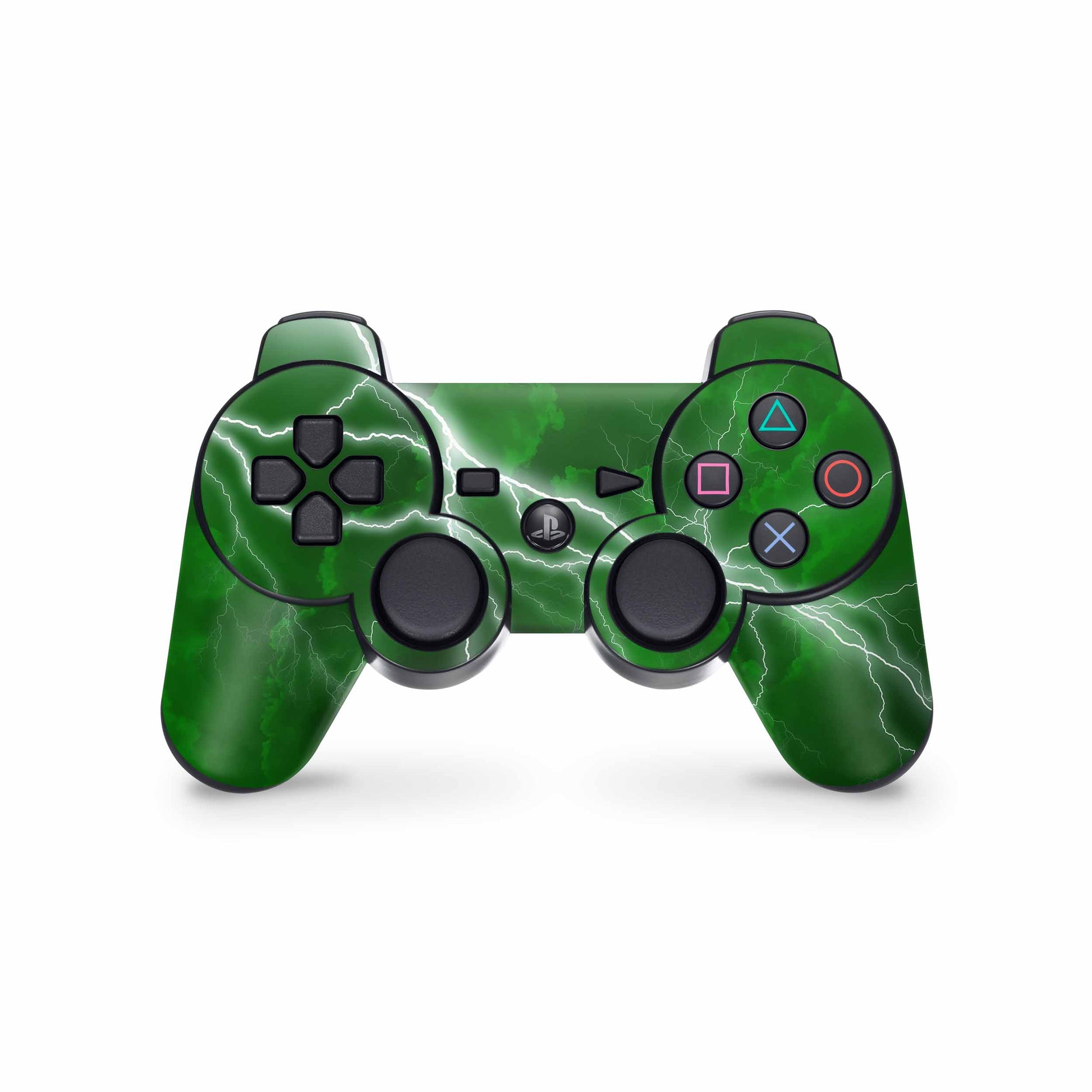 PS3 Controller Aufkleber Skin Playstation 3 Gamepad Vinyl Cover apoc green Elektronik-Sticker & -Aufkleber skins4u   