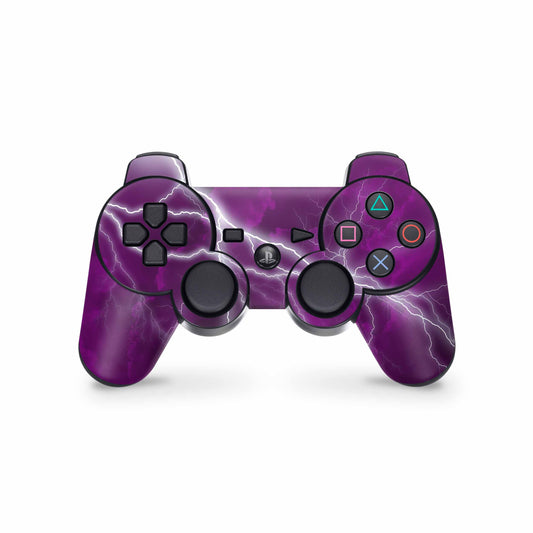 PS3 Controller Aufkleber Skin Playstation 3 Gamepad Vinyl Cover apoc violet Elektronik-Sticker & -Aufkleber skins4u   