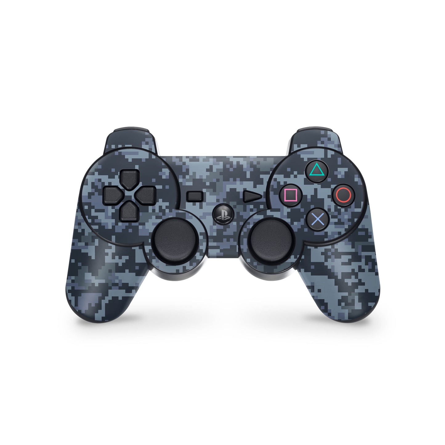 PS3 Controller Aufkleber Skin Playstation 3 Gamepad Vinyl Cover digital navy camo Elektronik-Sticker & -Aufkleber skins4u   