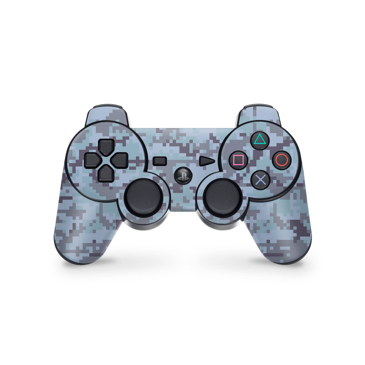 PS3 Controller Aufkleber Skin Playstation 3 Gamepad Vinyl Cover digital sky camo Elektronik-Sticker & -Aufkleber skins4u   