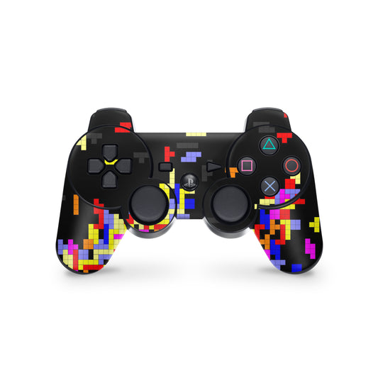 PS3 Controller Aufkleber Skin Playstation 3 Gamepad Vinyl Cover tetrads classic gaming Elektronik-Sticker & -Aufkleber skins4u   