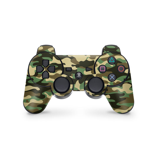 PS3 Controller Aufkleber Skin Playstation 3 Gamepad Vinyl Cover wood camo Elektronik-Sticker & -Aufkleber skins4u   