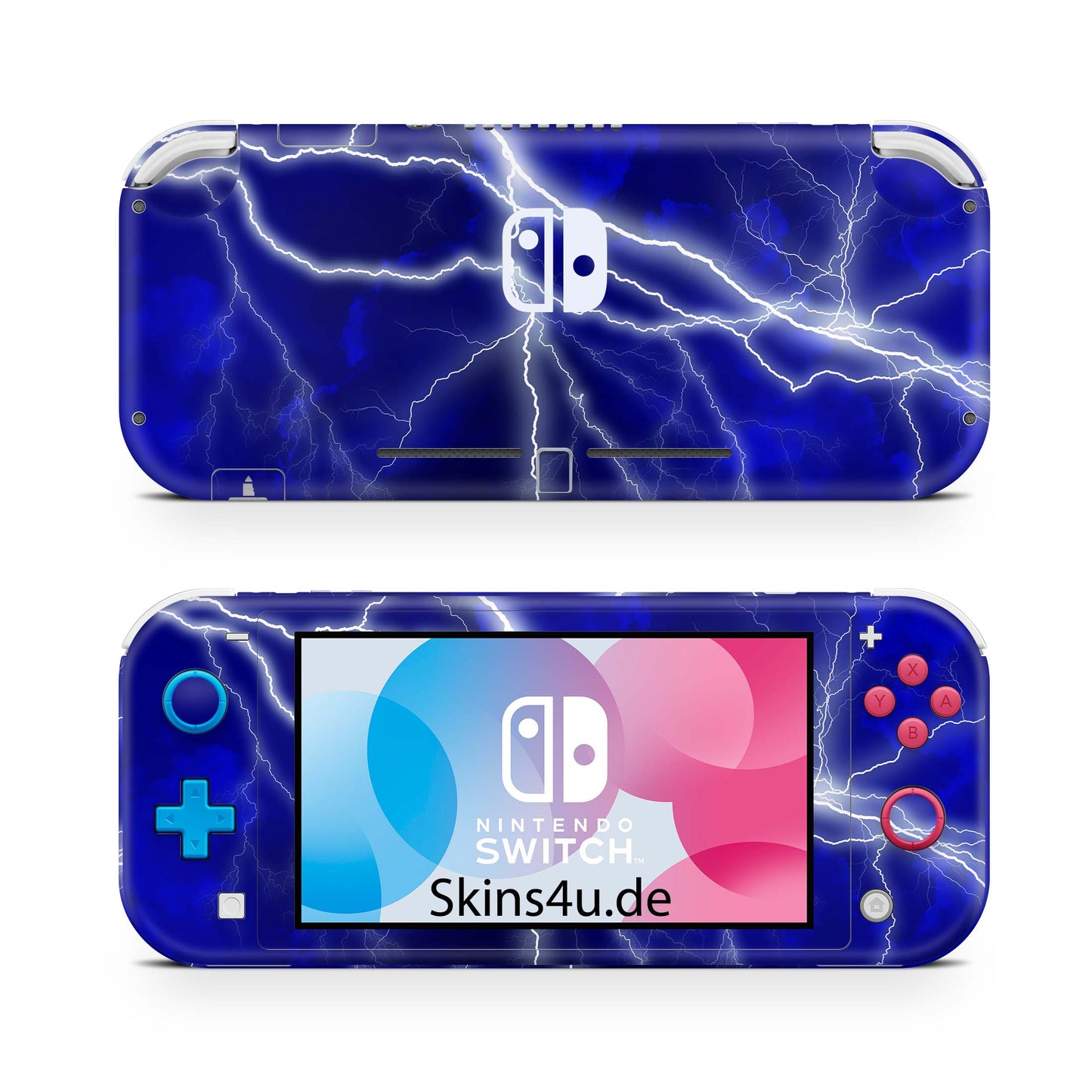 Nintendo Switch Lite Skin Aufkleber Schutzfolie Vinyl Skins Apocalypse blau Aufkleber skins4u   