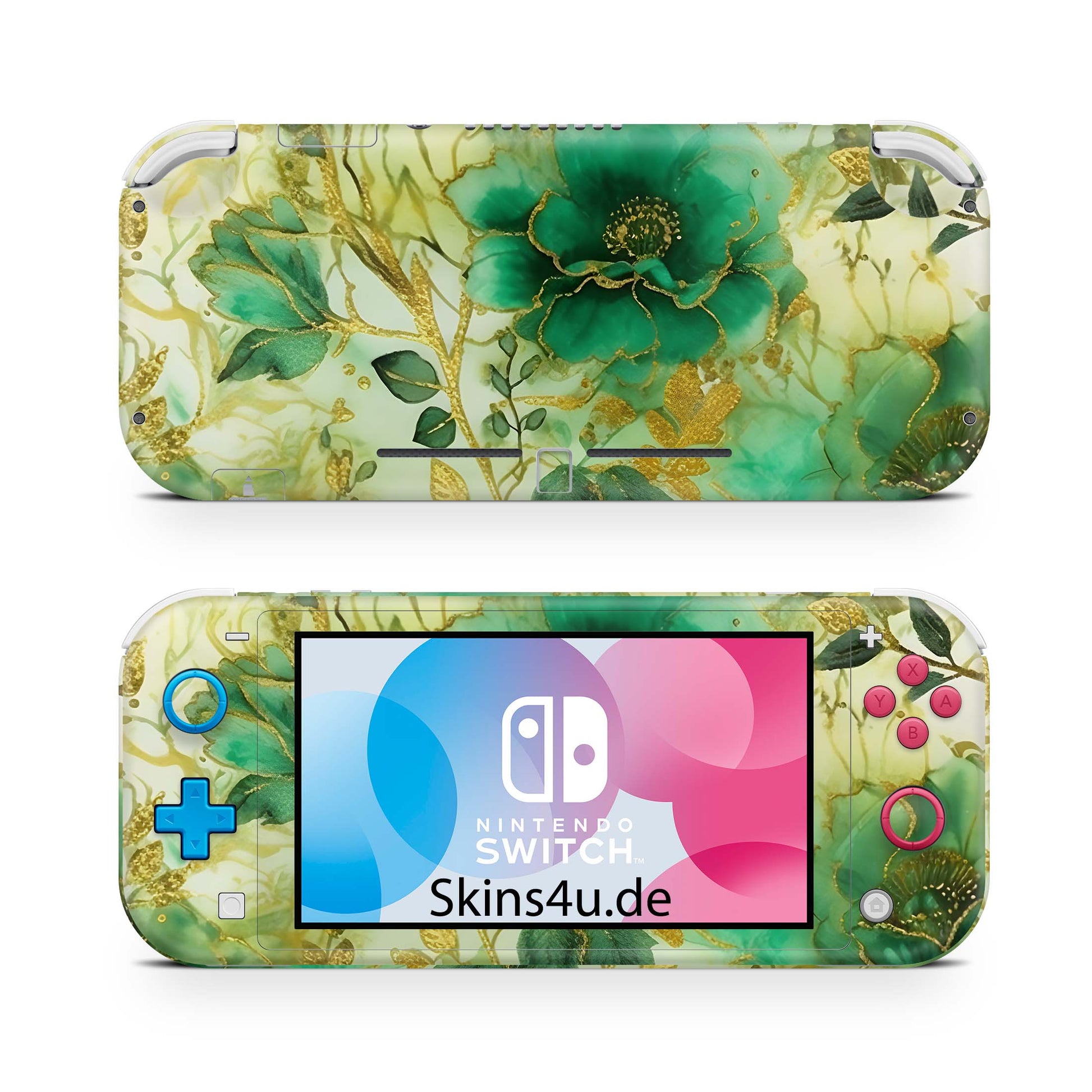 Nintendo Switch Lite Skin Aufkleber Schutzfolie Vinyl Skins Blütenzauber Aufkleber skins4u   