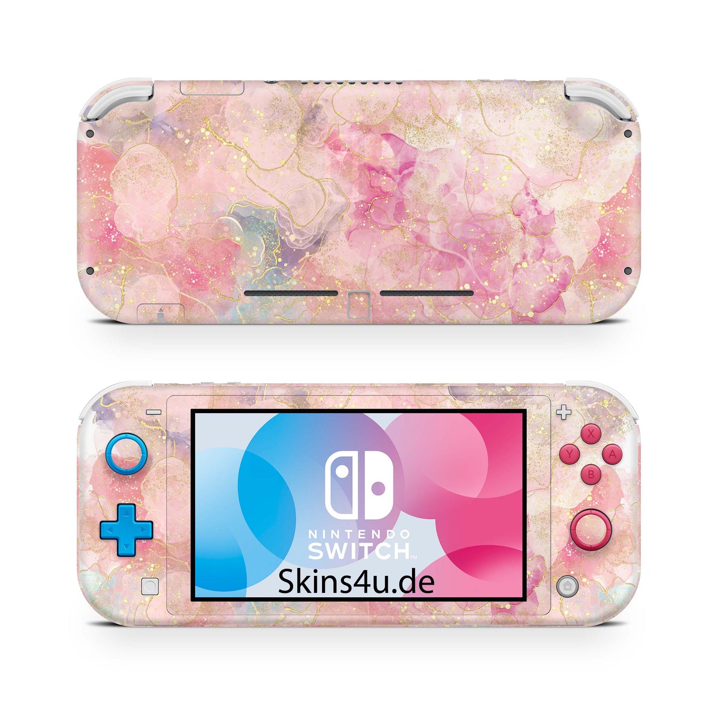 Nintendo Switch Lite Skin Aufkleber Schutzfolie Vinyl Skins Deluxe pink Aufkleber skins4u   