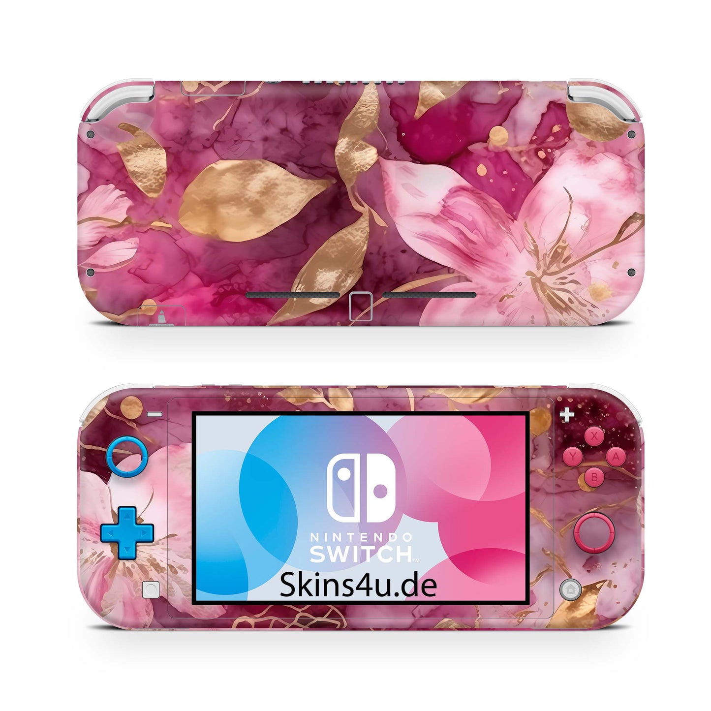 Nintendo Switch Lite Skin Aufkleber Schutzfolie Vinyl Skins Flower Power Aufkleber skins4u   