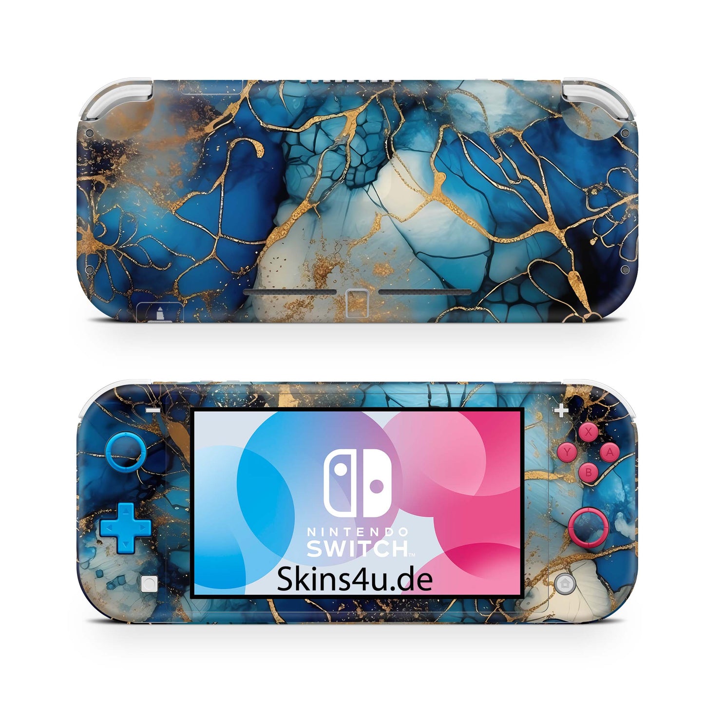 Nintendo Switch Lite Skin Aufkleber Schutzfolie Vinyl Skins Golden Fantasy Aufkleber skins4u   