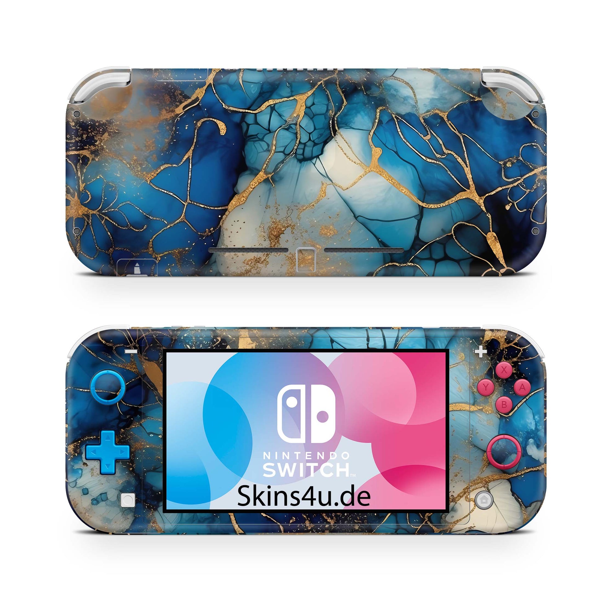 Nintendo Switch Lite Skin Aufkleber Schutzfolie Vinyl Skins Golden Fantasy Aufkleber skins4u   