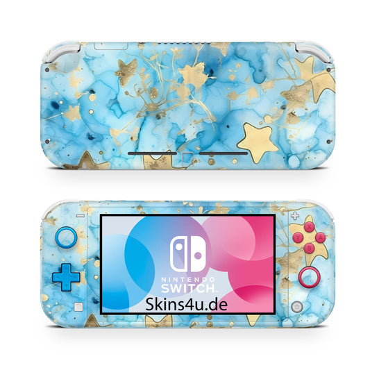 Nintendo Switch Lite Skin Aufkleber Schutzfolie Vinyl Skins Light Stars Aufkleber skins4u   