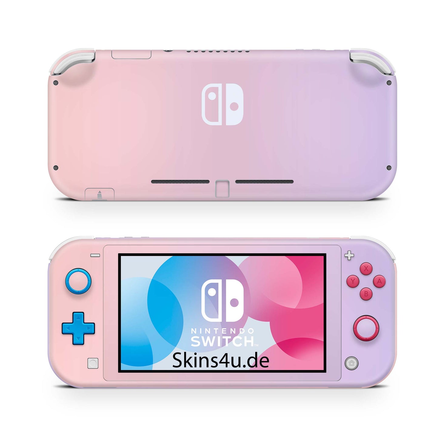 Nintendo Switch Lite Skin Aufkleber Schutzfolie Vinyl Skins fvl rosa flieder Aufkleber skins4u   