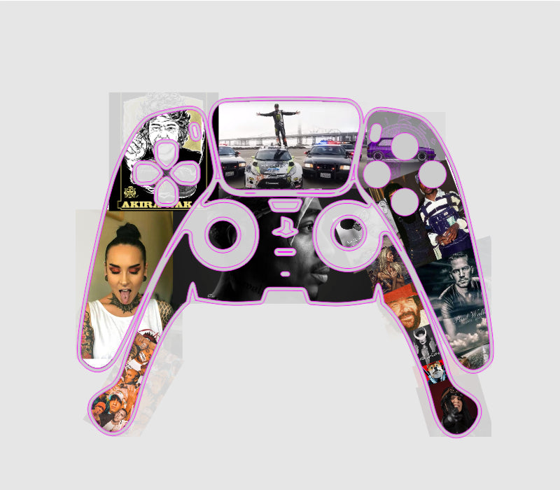Playstation 5 PS5 Controller Skin individueller Aufkleber selbst gestalten personalisiert cpb_product Skins4u