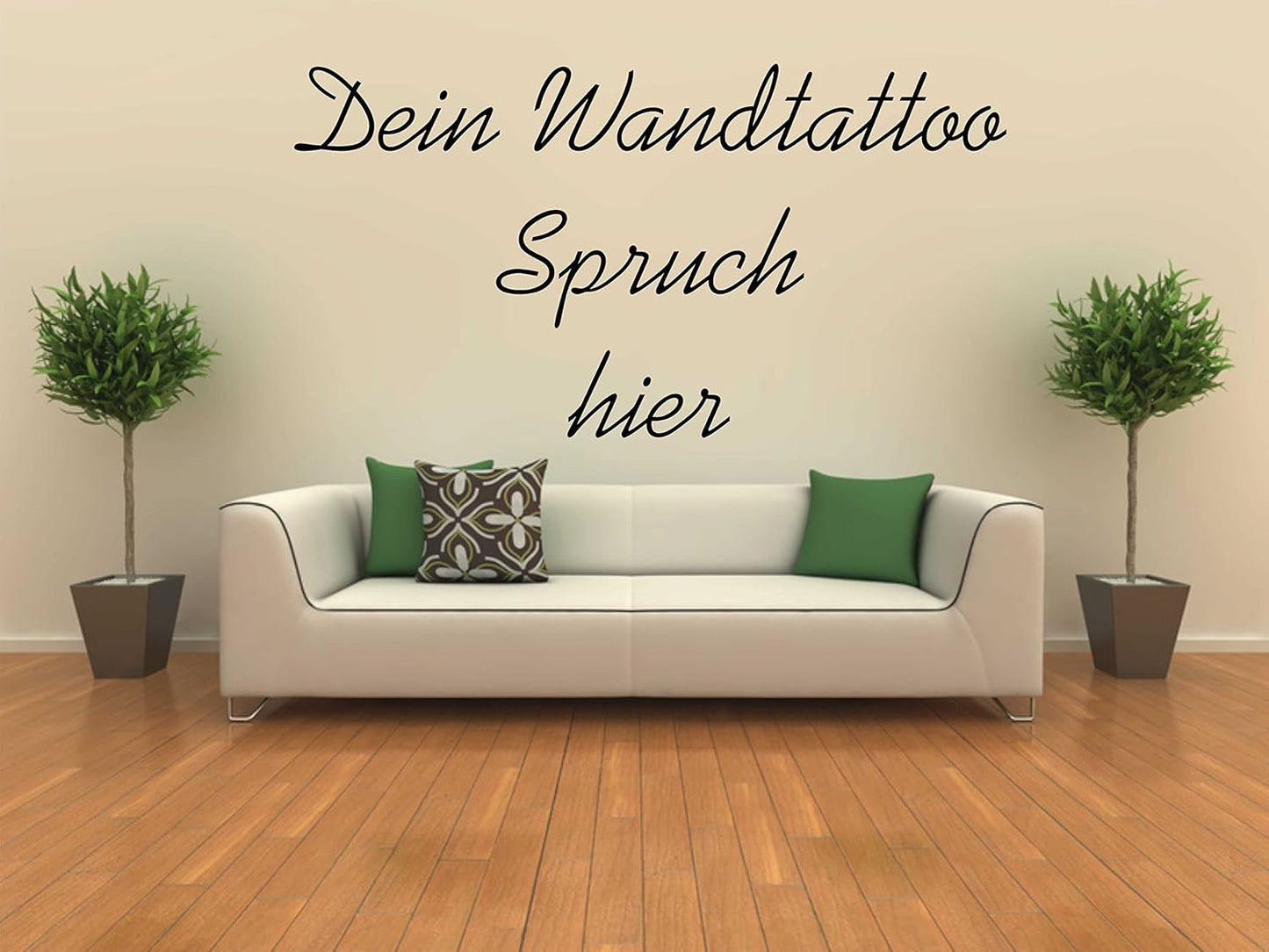 Wandtattoo individuell gestalten Wunschtext Wunschaufkleber Sprüche und Zitate selbst gestalten