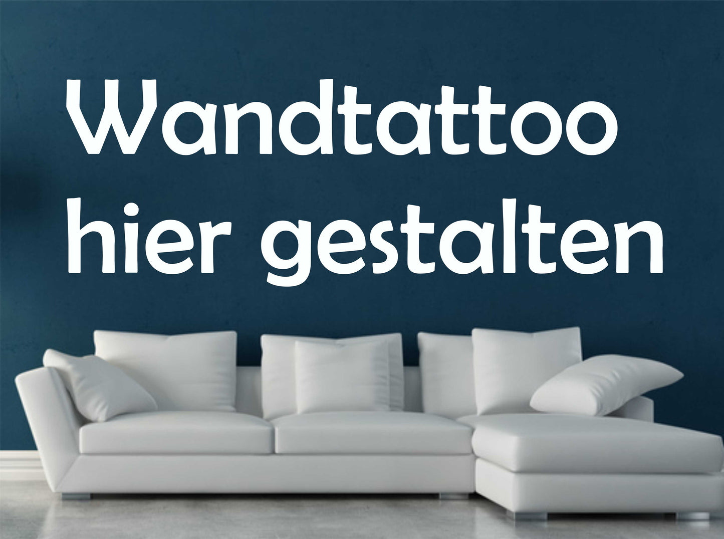 Wandtattoo individuell gestalten Wunschtext Wunschaufkleber Sprüche und Zitate selbst gestalten