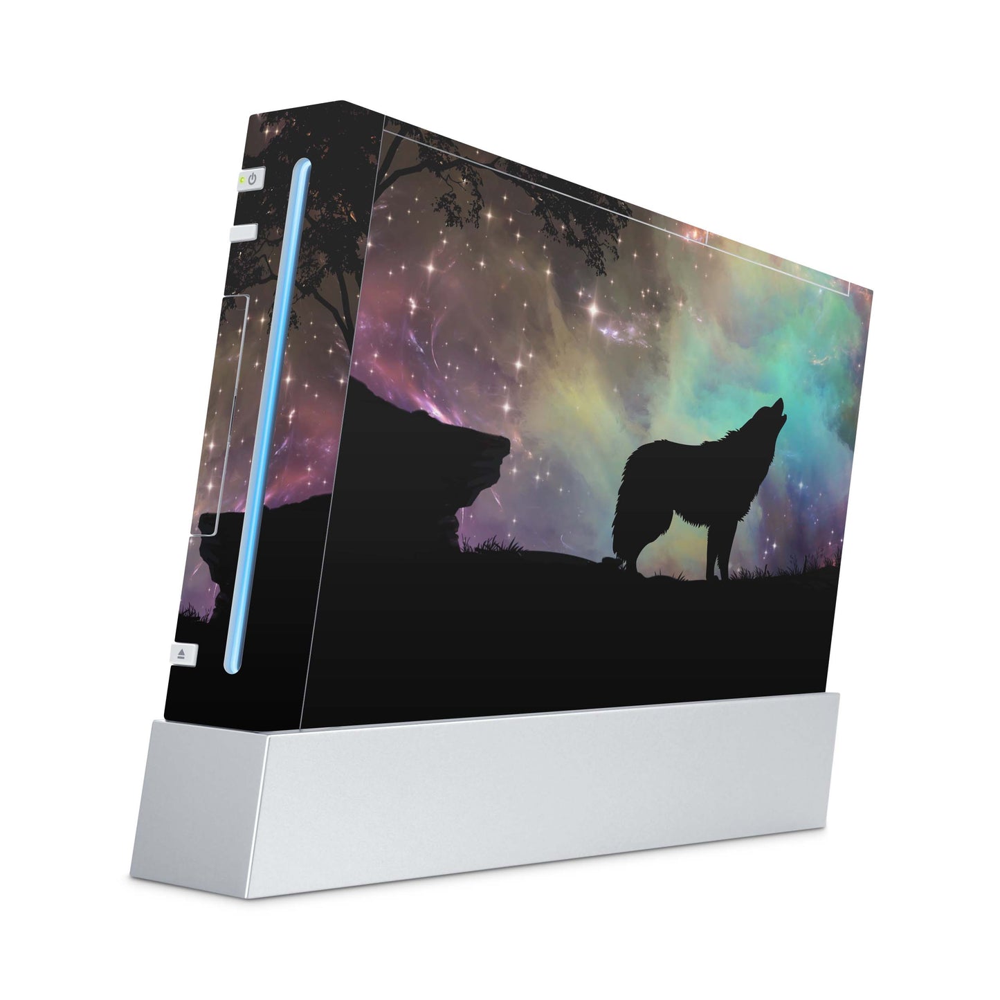 Nintendo Wii Skin Aufkleber Designfolie Skins Set howling to the stars Aufkleber Skins4u