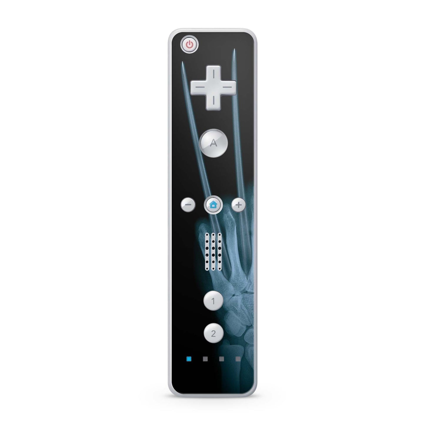 Nintendo Wii Remote Skin Schutz Design Folie für die Wii Fernbedienung adamantium Aufkleber Skins4u