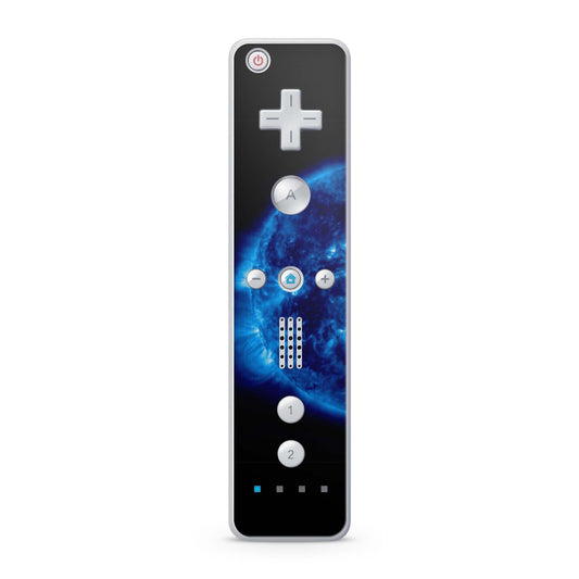 Nintendo Wii Remote Skin Schutz Design Folie für die Wii Fernbedienung big blue Aufkleber Skins4u