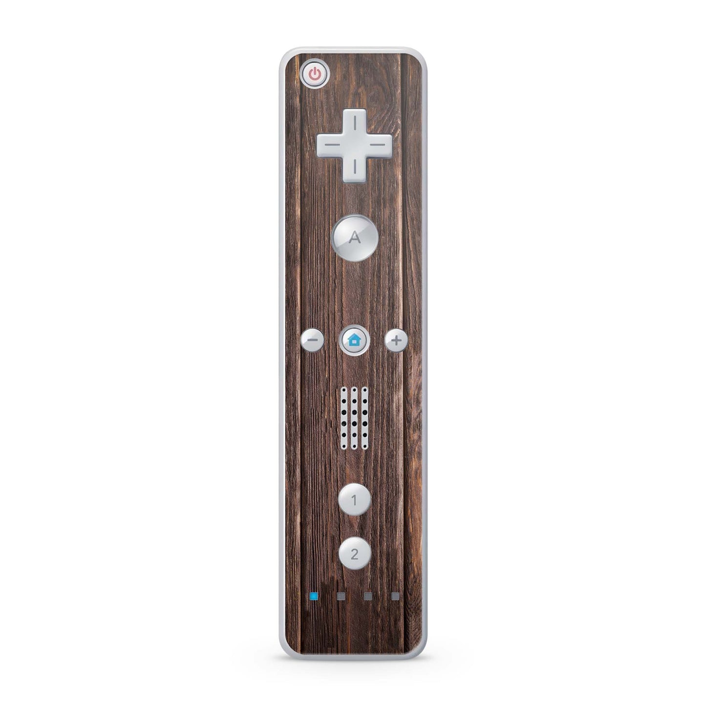 Nintendo Wii Remote Skin Schutz Design Folie für die Wii Fernbedienung brown wood Aufkleber Skins4u