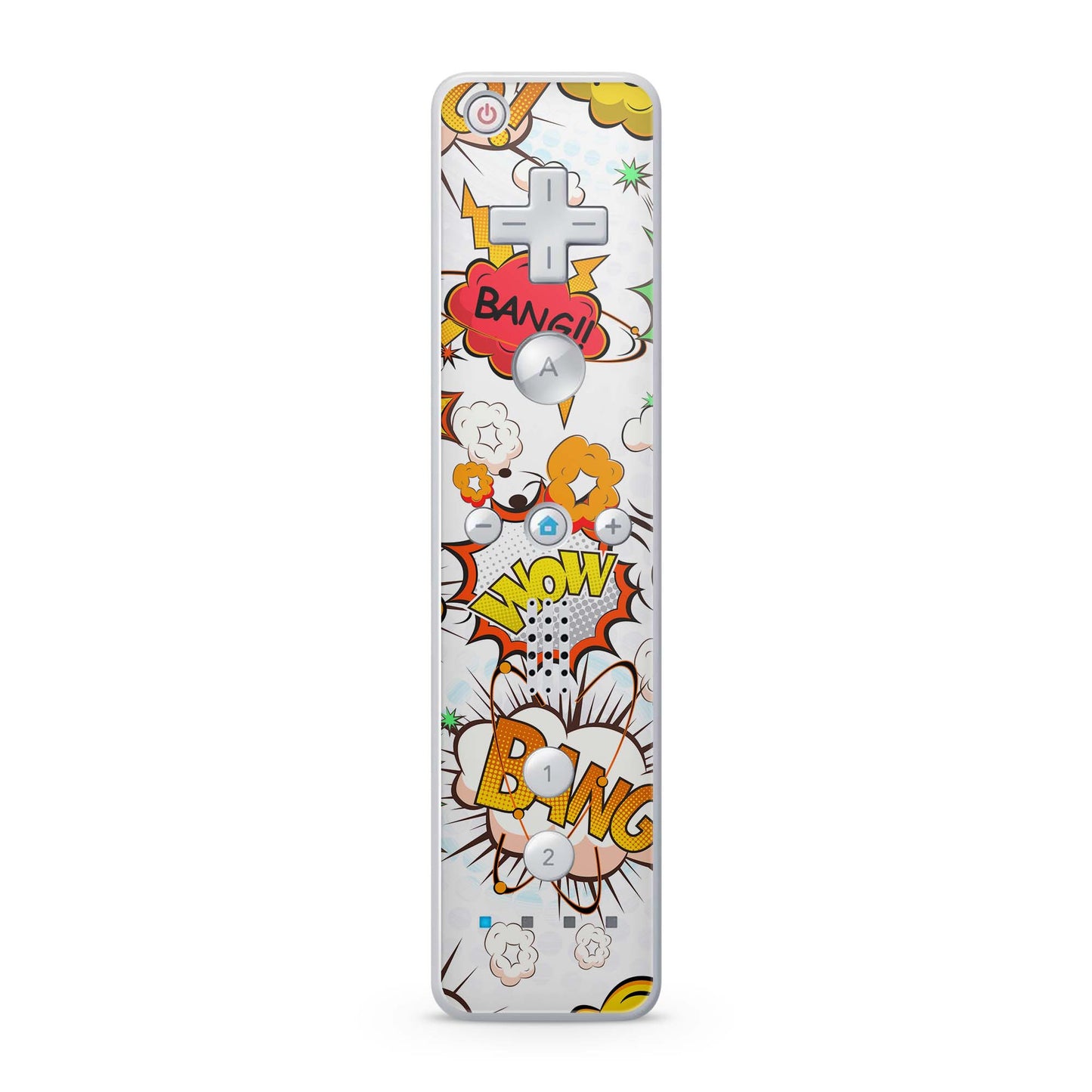 Nintendo Wii Remote Skin Schutz Design Folie für die Wii Fernbedienung comics white Aufkleber Skins4u