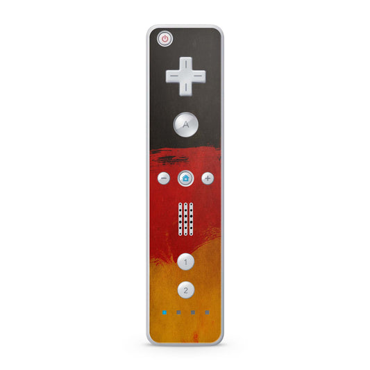 Nintendo Wii Remote Skin Schutz Design Folie für die Wii Fernbedienung deutschland fahne Aufkleber Skins4u