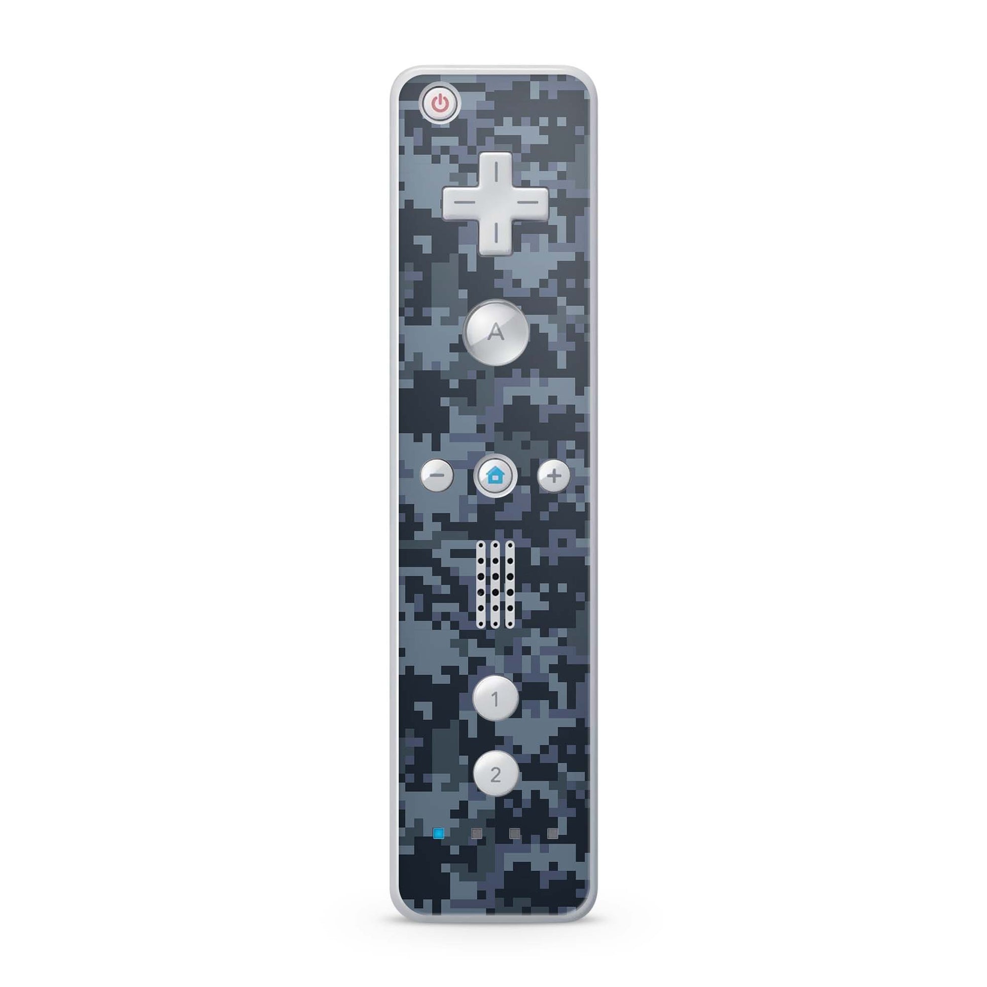 Nintendo Wii Remote Skin Schutz Design Folie für die Wii Fernbedienung digital navy camo Aufkleber Skins4u