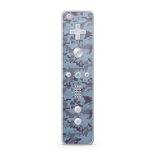 Nintendo Wii Remote Skin Schutz Design Folie für die Wii Fernbedienung digital sky camo Aufkleber Skins4u