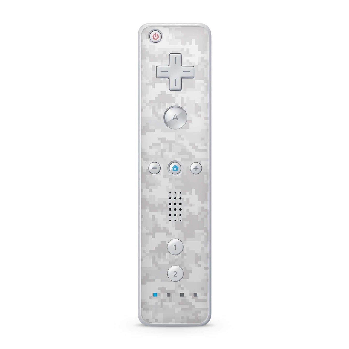 Nintendo Wii Remote Skin Schutz Design Folie für die Wii Fernbedienung digital white camo Aufkleber Skins4u