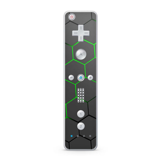 Nintendo Wii Remote Skin Schutz Design Folie für die Wii Fernbedienung exo green Aufkleber Skins4u