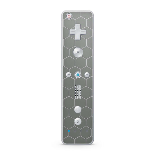Nintendo Wii Remote Skin Schutz Design Folie für die Wii Fernbedienung exo grey Aufkleber Skins4u