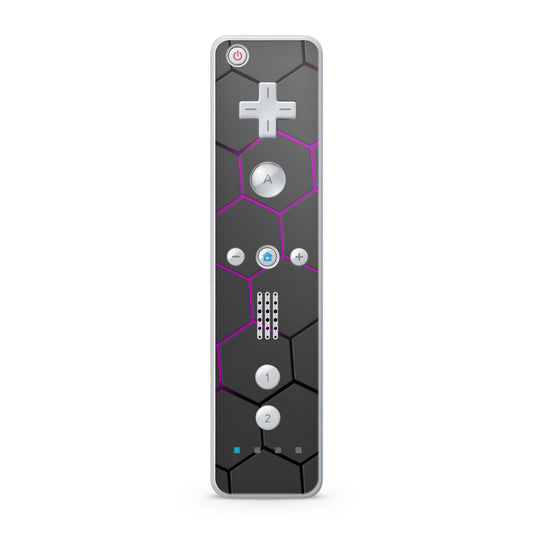 Nintendo Wii Remote Skin Schutz Design Folie für die Wii Fernbedienung exo purple Aufkleber Skins4u
