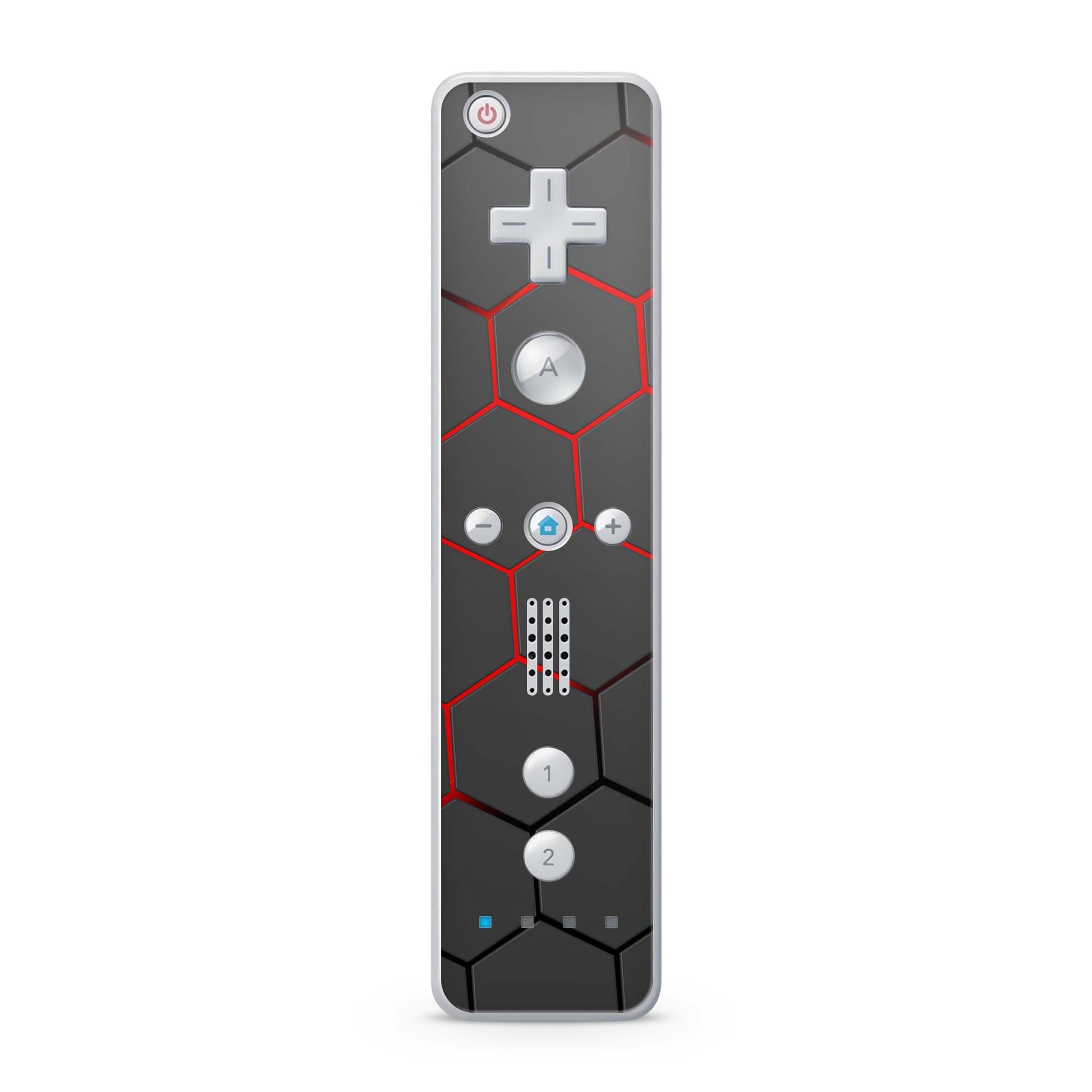Nintendo Wii Remote Skin Schutz Design Folie für die Wii Fernbedienung exo red Aufkleber Skins4u