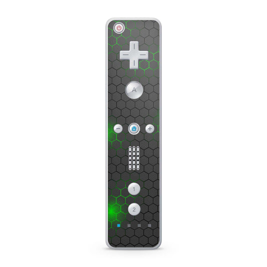 Nintendo Wii Remote Skin Schutz Design Folie für die Wii Fernbedienung exo small green Aufkleber Skins4u