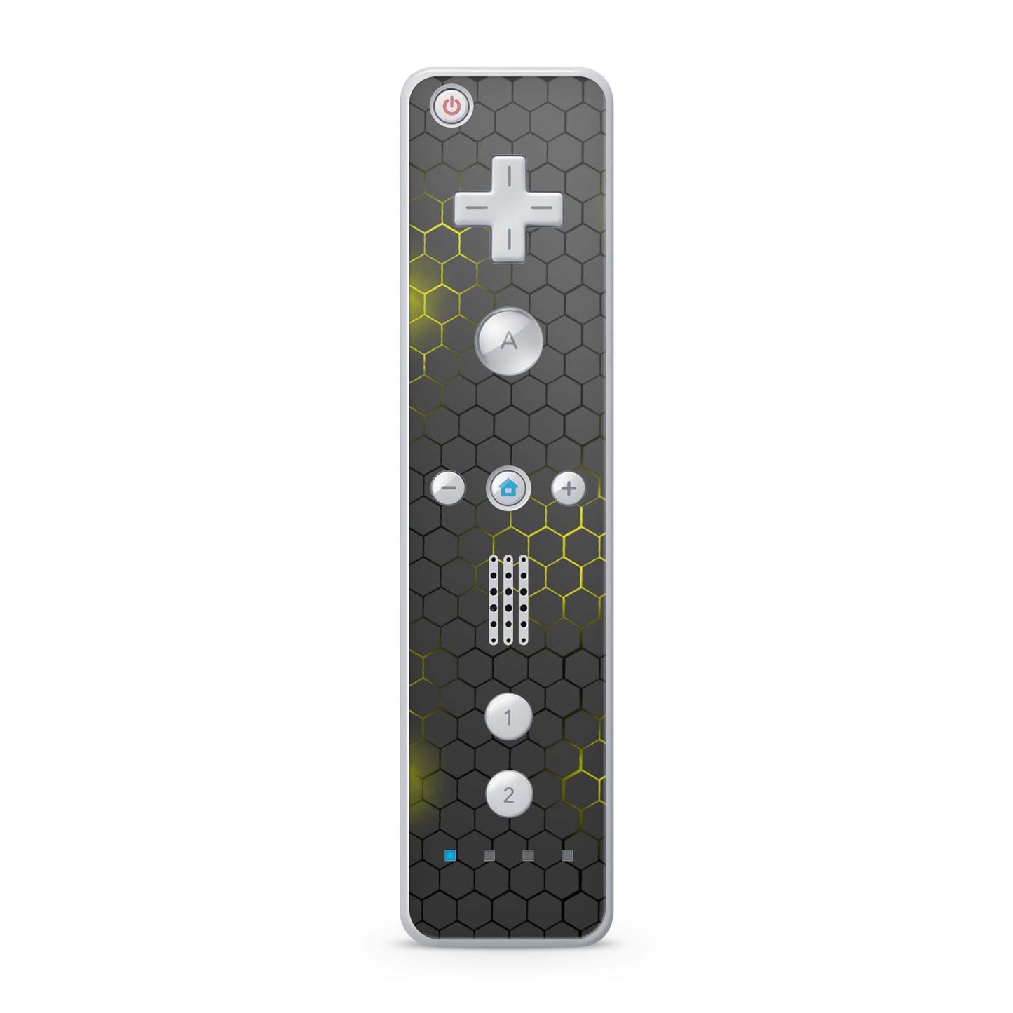 Nintendo Wii Remote Skin Schutz Design Folie für die Wii Fernbedienung exo small yellow Aufkleber Skins4u