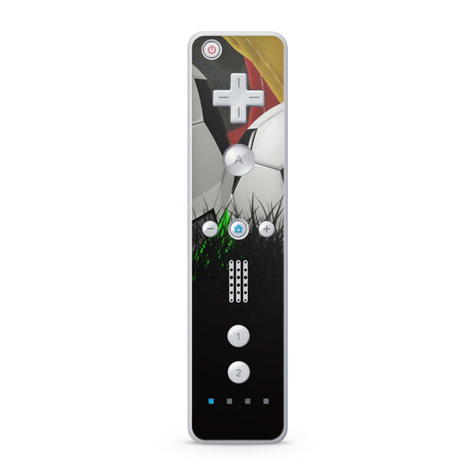 Nintendo Wii Remote Skin Schutz Design Folie für die Wii Fernbedienung fussball deutschland Aufkleber Skins4u
