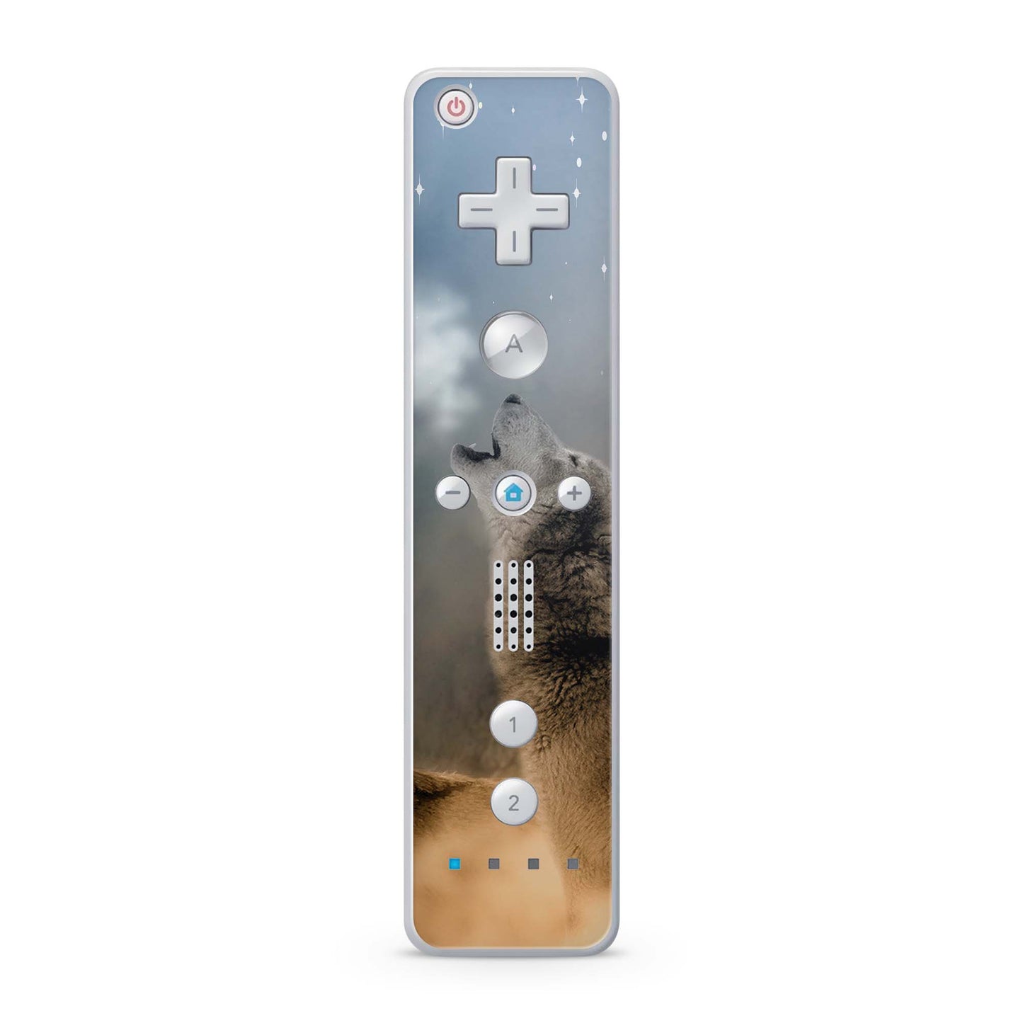 Nintendo Wii Remote Skin Schutz Design Folie für die Wii Fernbedienung howling moon Aufkleber Skins4u