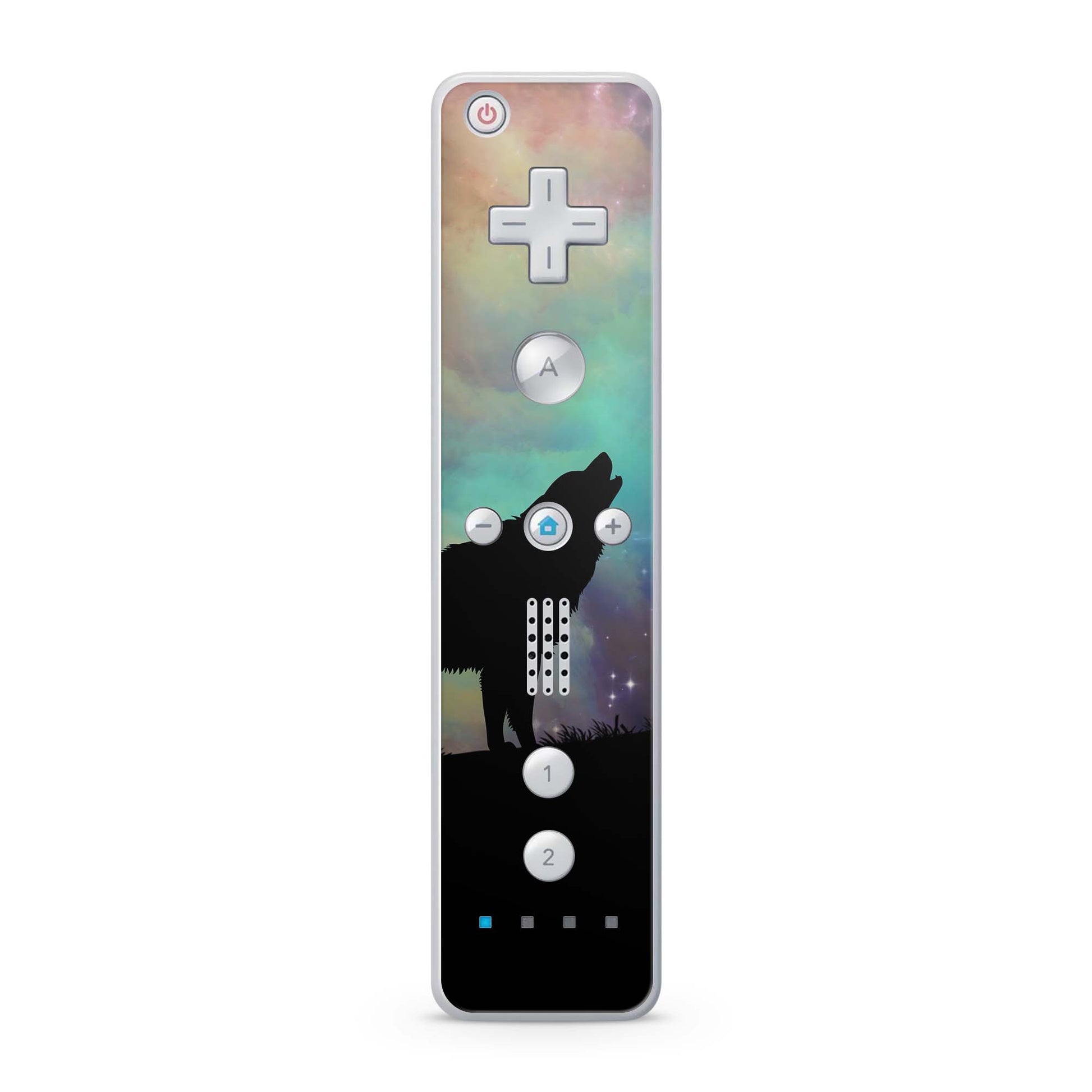 Nintendo Wii Remote Skin Schutz Design Folie für die Wii Fernbedienung howling to the stars Aufkleber Skins4u