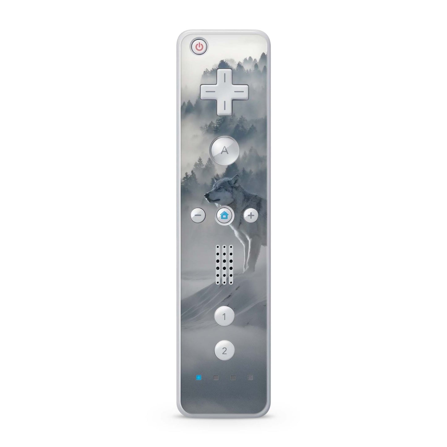 Nintendo Wii Remote Skin Schutz Design Folie für die Wii Fernbedienung ice wolf Aufkleber Skins4u