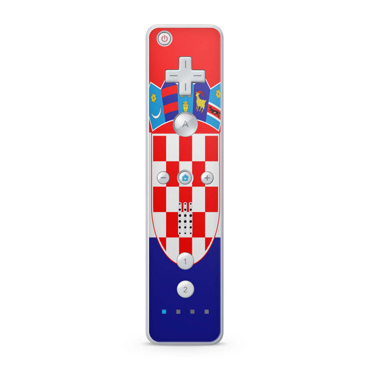 Nintendo Wii Remote Skin Schutz Design Folie für die Wii Fernbedienung kroatien Aufkleber Skins4u