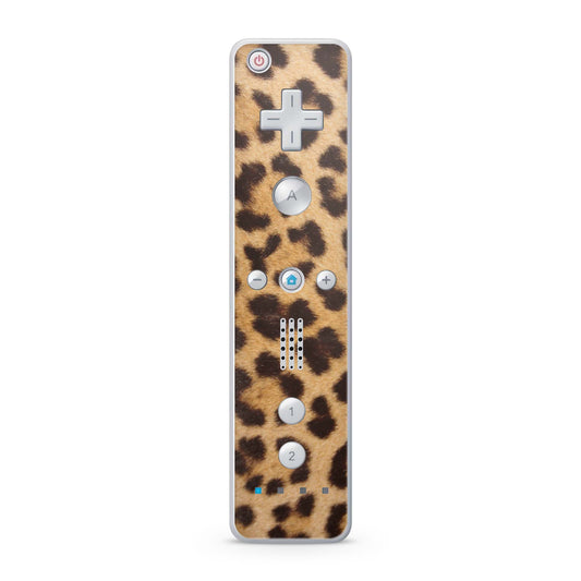Nintendo Wii Remote Skin Schutz Design Folie für die Wii Fernbedienung leoparden fell Aufkleber Skins4u