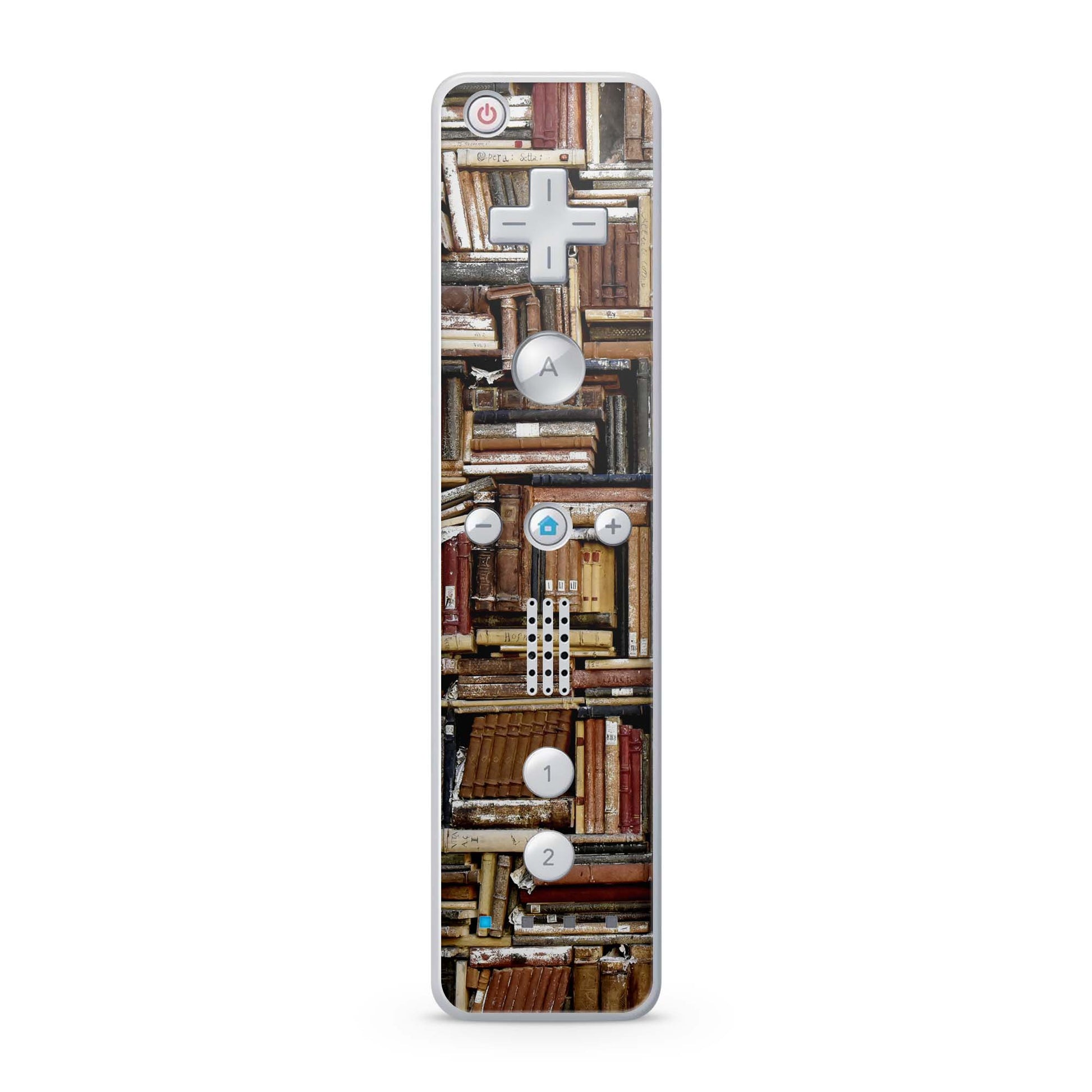 Nintendo Wii Remote Skin Schutz Design Folie für die Wii Fernbedienung library Aufkleber Skins4u