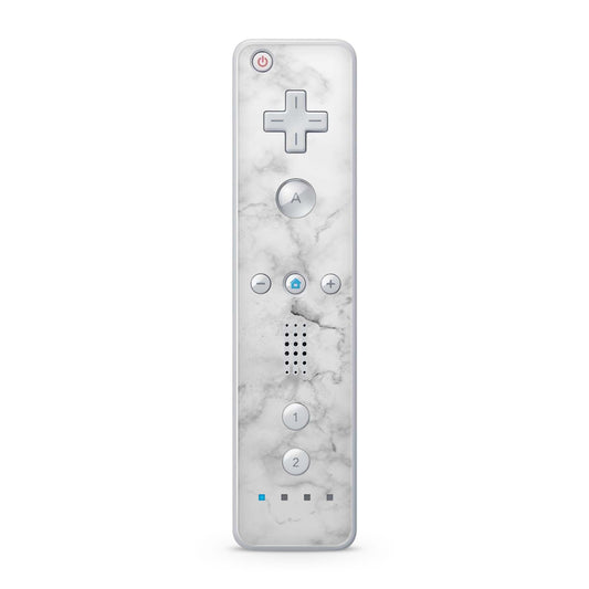 Nintendo Wii Remote Skin Schutz Design Folie für die Wii Fernbedienung marmor weiss Aufkleber Skins4u