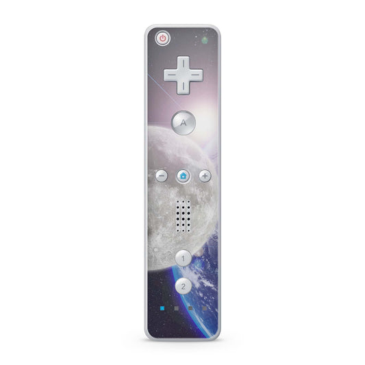 Nintendo Wii Remote Skin Schutz Design Folie für die Wii Fernbedienung moon Aufkleber Skins4u