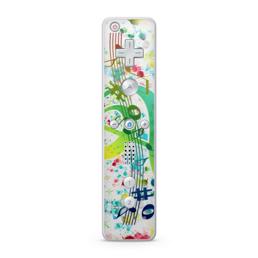 Nintendo Wii Remote Skin Schutz Design Folie für die Wii Fernbedienung musik Aufkleber Skins4u