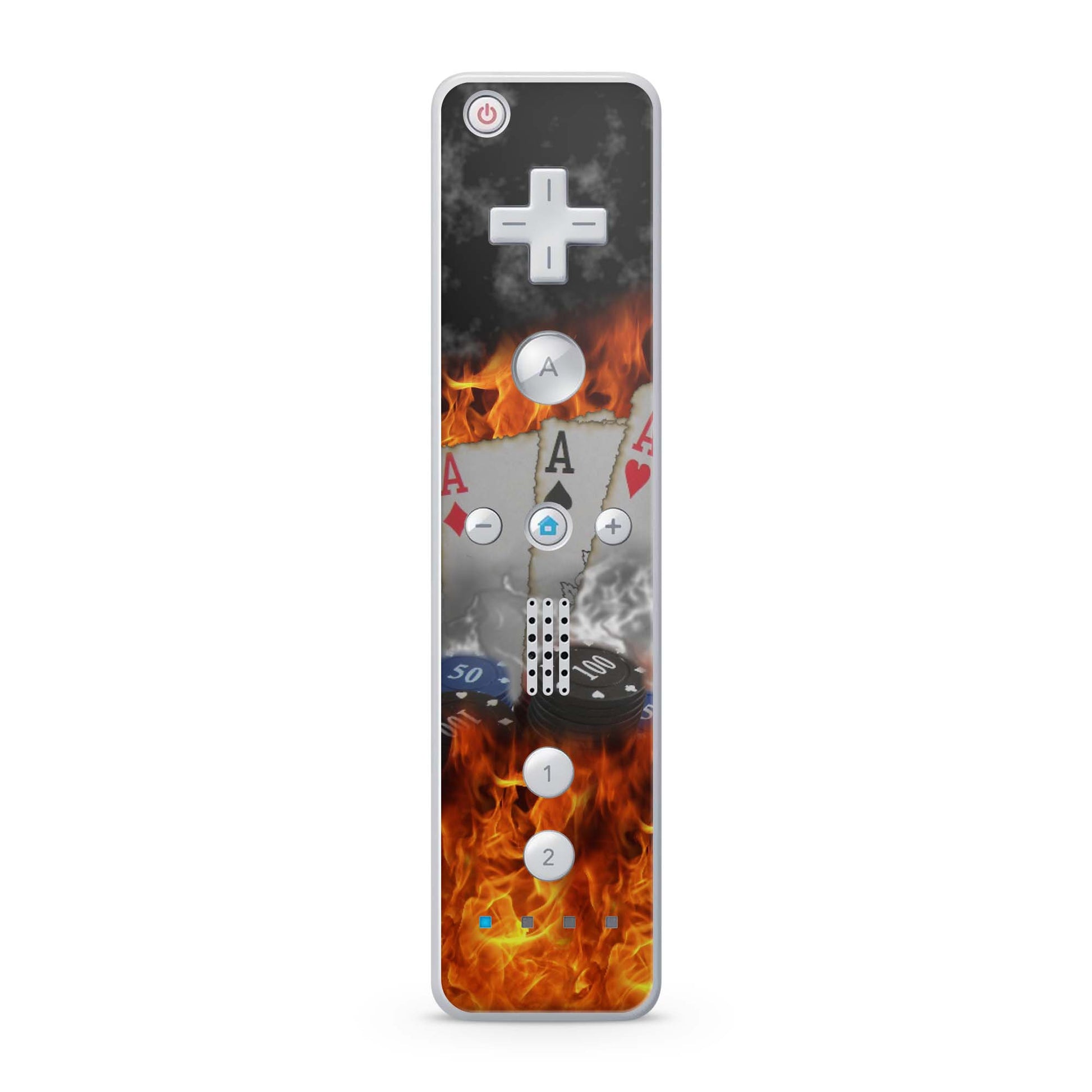 Nintendo Wii Remote Skin Schutz Design Folie für die Wii Fernbedienung poker Aufkleber Skins4u
