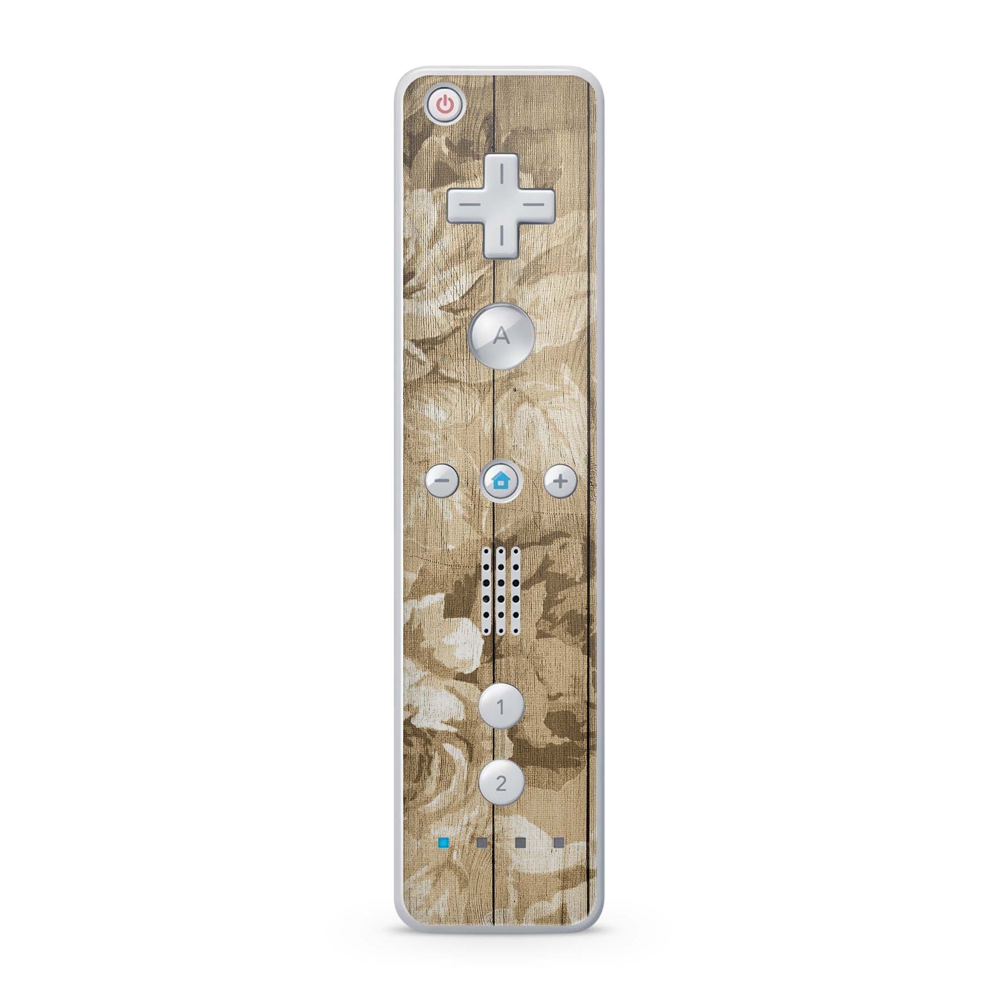 Nintendo Wii Remote Skin Schutz Design Folie für die Wii Fernbedienung roses on wood Aufkleber Skins4u