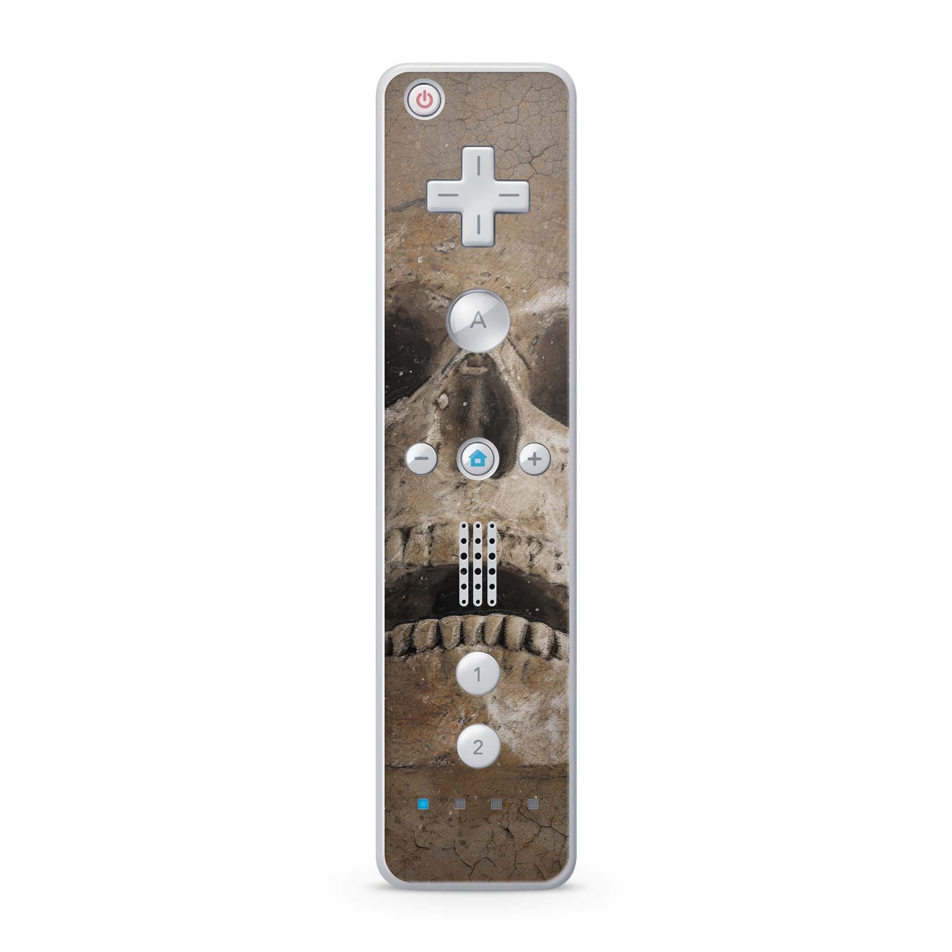 Nintendo Wii Remote Skin Schutz Design Folie für die Wii Fernbedienung sand skull Aufkleber Skins4u