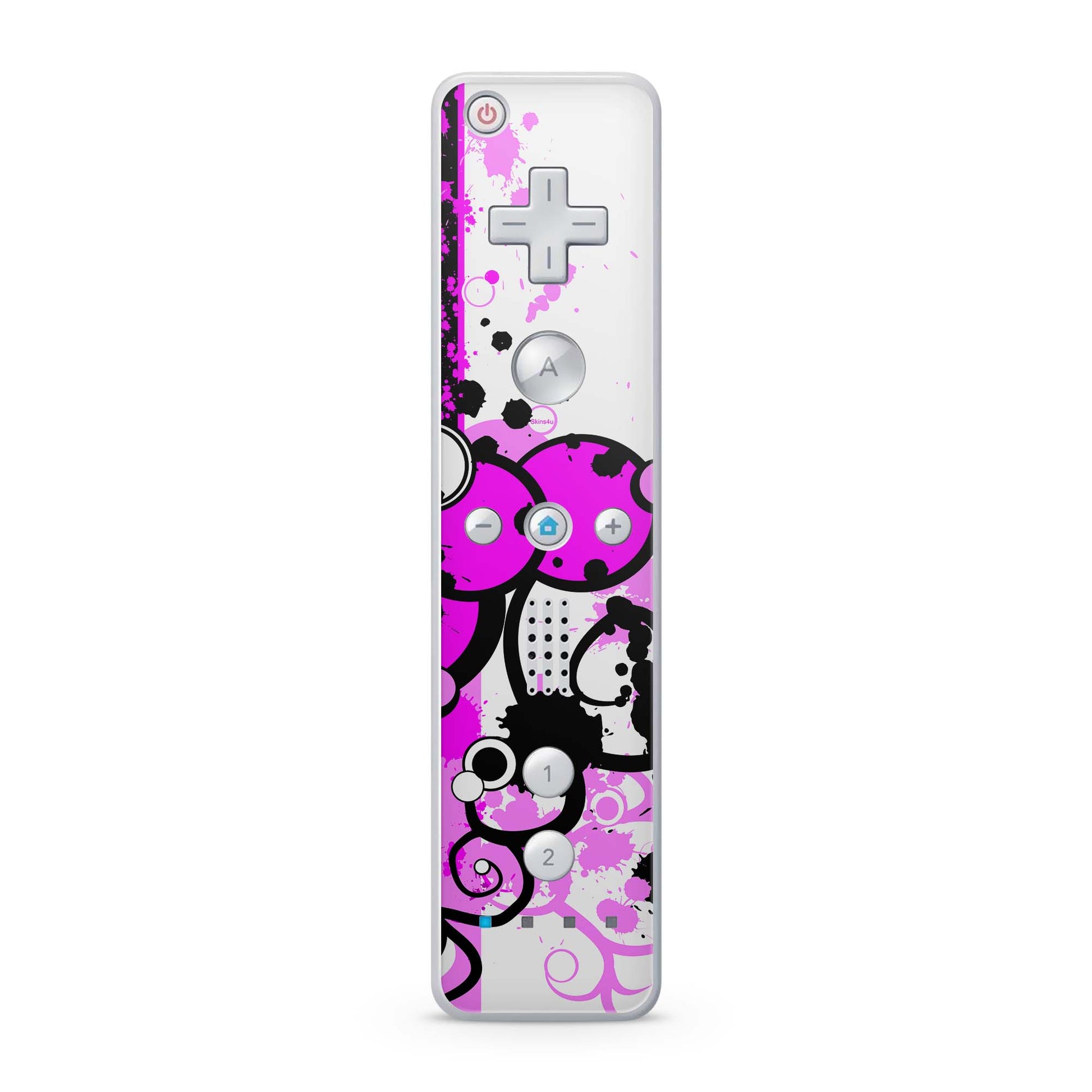 Nintendo Wii Remote Skin Schutz Design Folie für die Wii Fernbedienung simple pink Aufkleber Skins4u